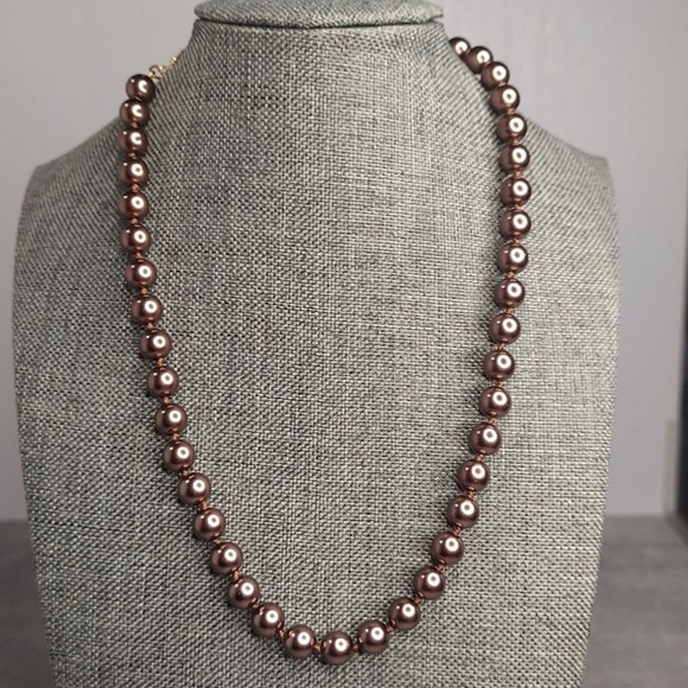 RMN Roman Bronze pearl necklace